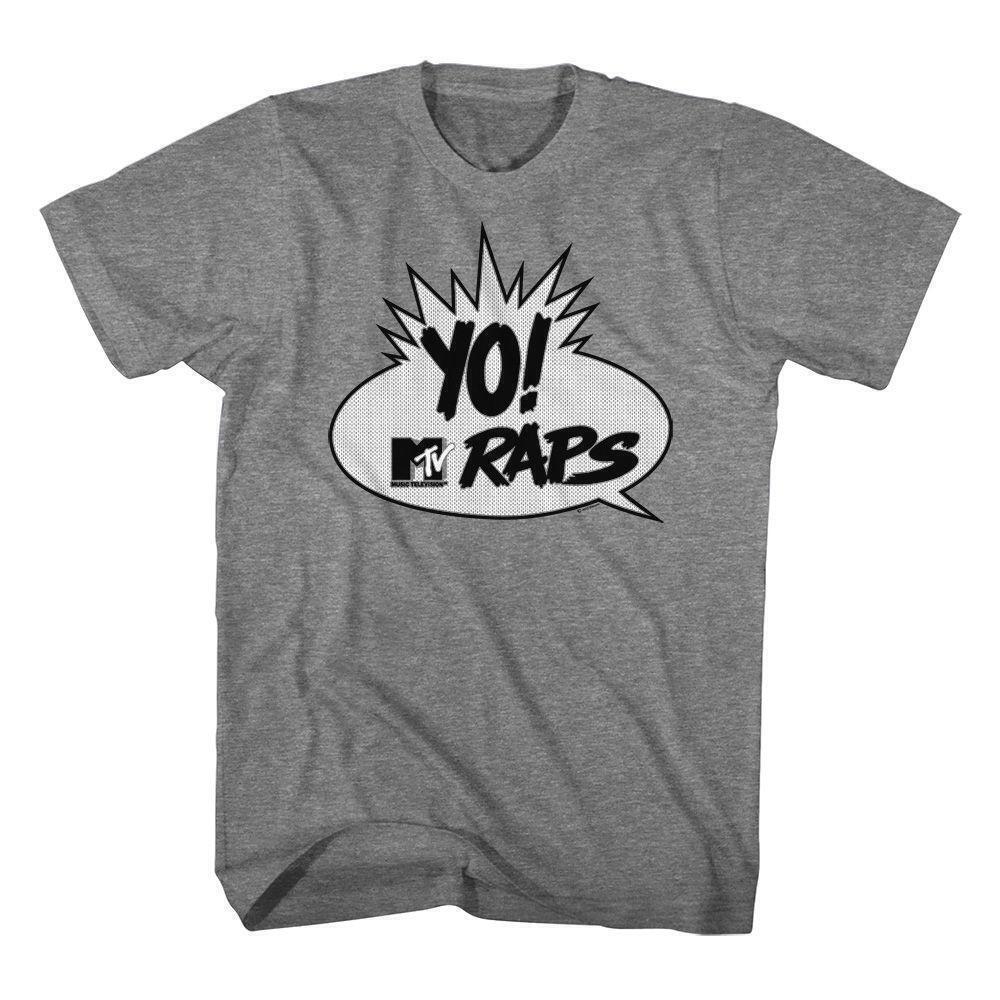 Mtv Yo Mtv Raps Graphite Heather T Shirt